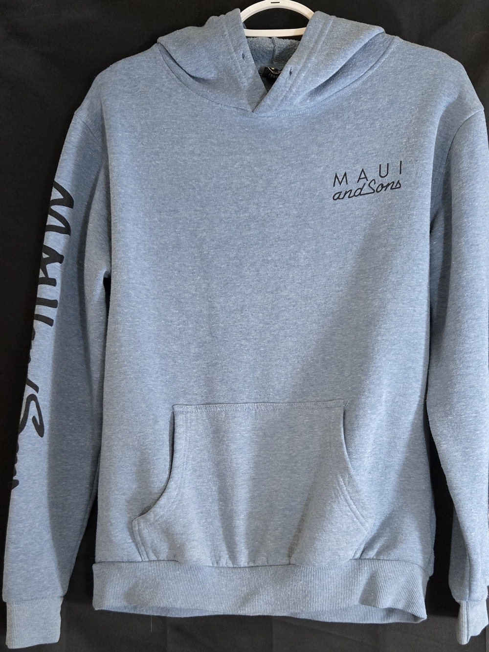 Maui and Sons Men's Light Blue Pullover Hoodie #489